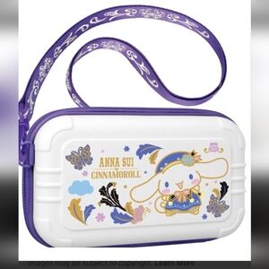 Cinnamoroll ANNA SUI x Sanrio character On-the-Go Mini Box Purse New From Japan
